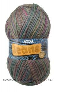 Пряжа полушерсть Ayda Jeans