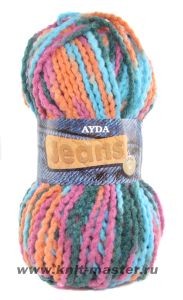 Пряжа полушерсть Ayda Jeans