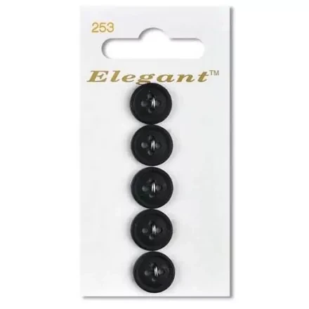 Пуговицы Elegant Чёрные
