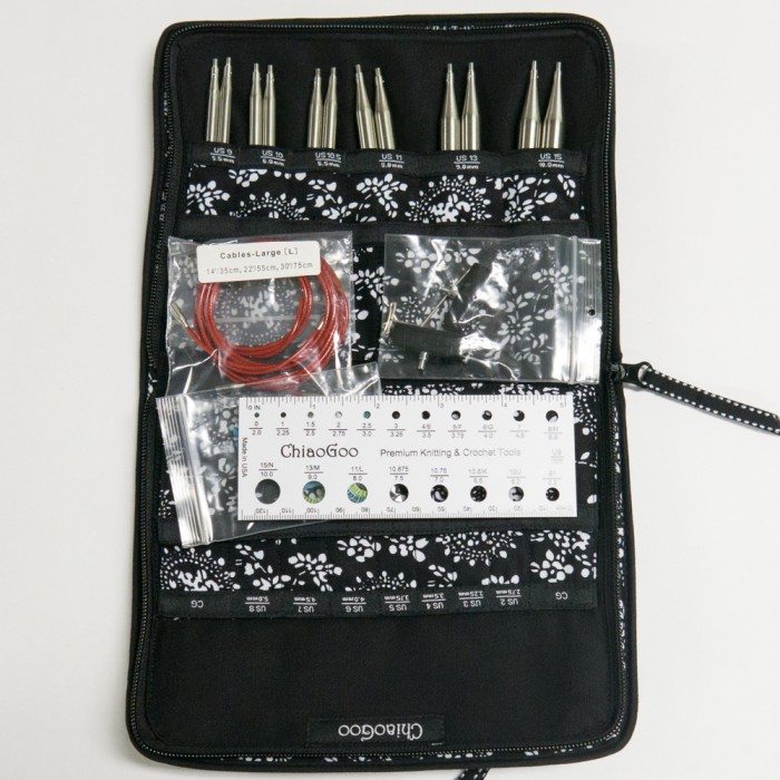 Набор съемных металлических спиц ChiaoGoo Large 13 см