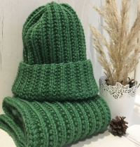 Проект из зеленой пряжи 5