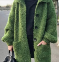 Проект из  пряжи букле 1