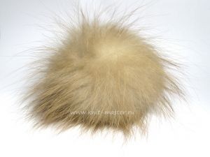 Помпон из меха лисы 10 см