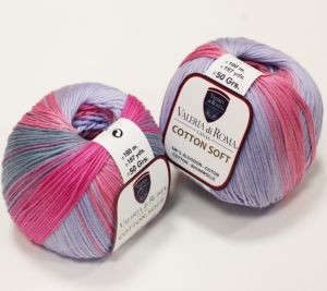 Пряжа Valeria di Roma Cotton Soft Stampa